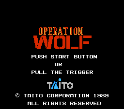 FC/NES 乌兹冲锋枪 (Operation Wolf)